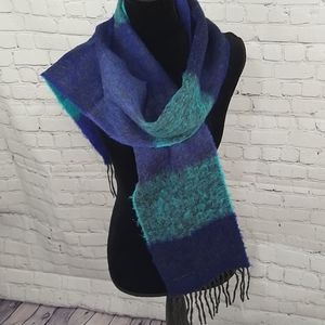 Relativity Aqua Blue and Purple Scarf